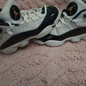 Air Jordan Black and White Sneakers